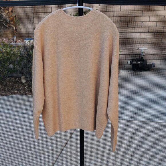 H&M Fine-knit Sweater with Gold Threads in Beige size M - Picture 5 of 5